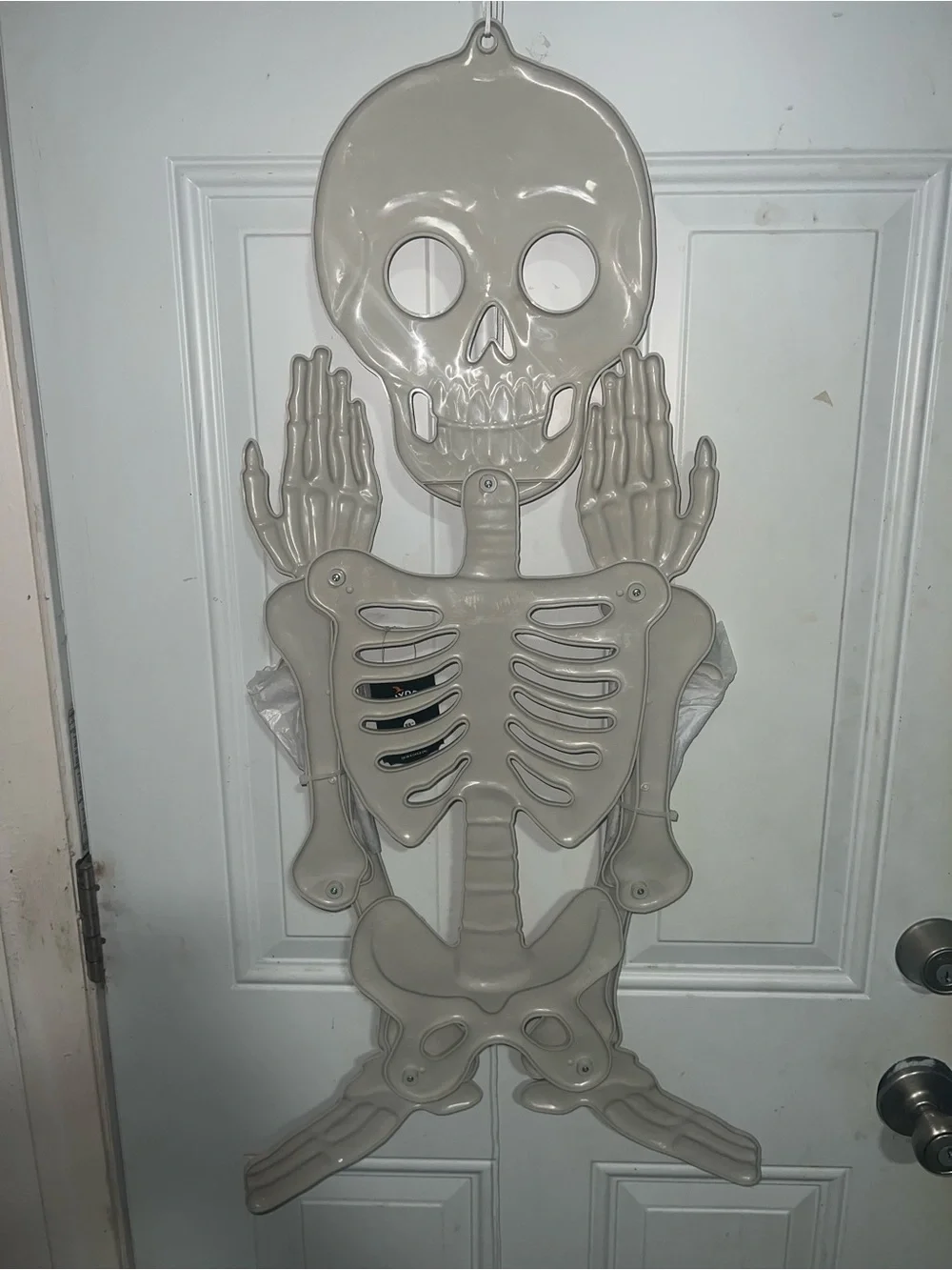 59” 3D Skull Skeleton traditional Bone Decorative Prop for Halloween